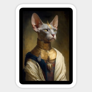 Sphynx Cat Classic Portrait Sticker